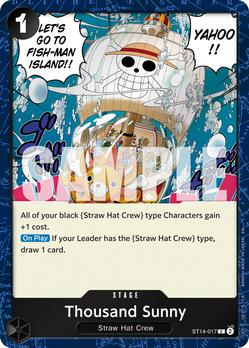 Thousand Sunny (Pirate Foil) ST14-017 One Piece card