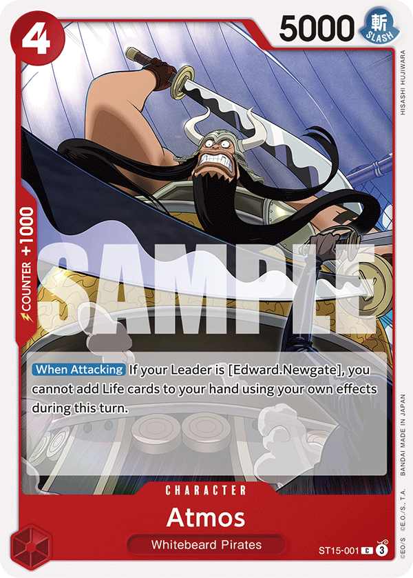 Atmos ST15-001 One Piece card