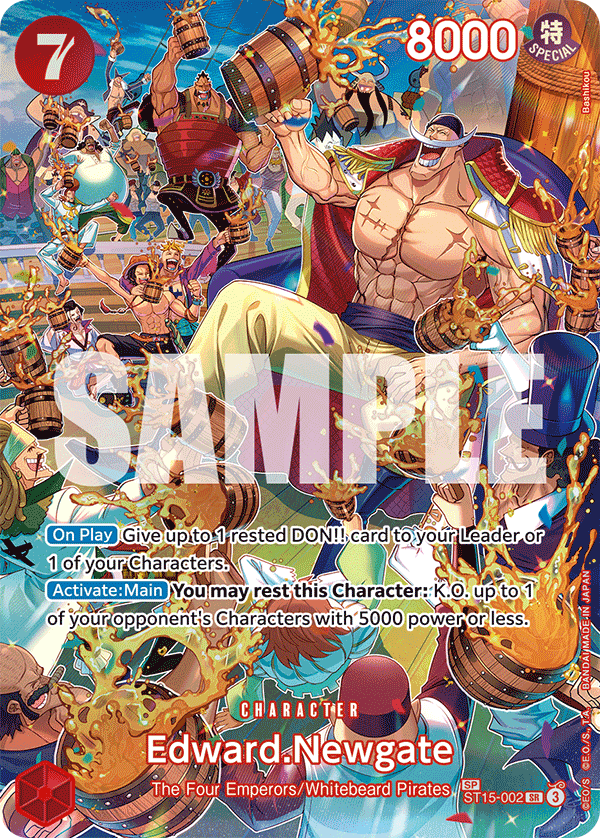 Edward.Newgate (SP) ST15-002 One Piece card