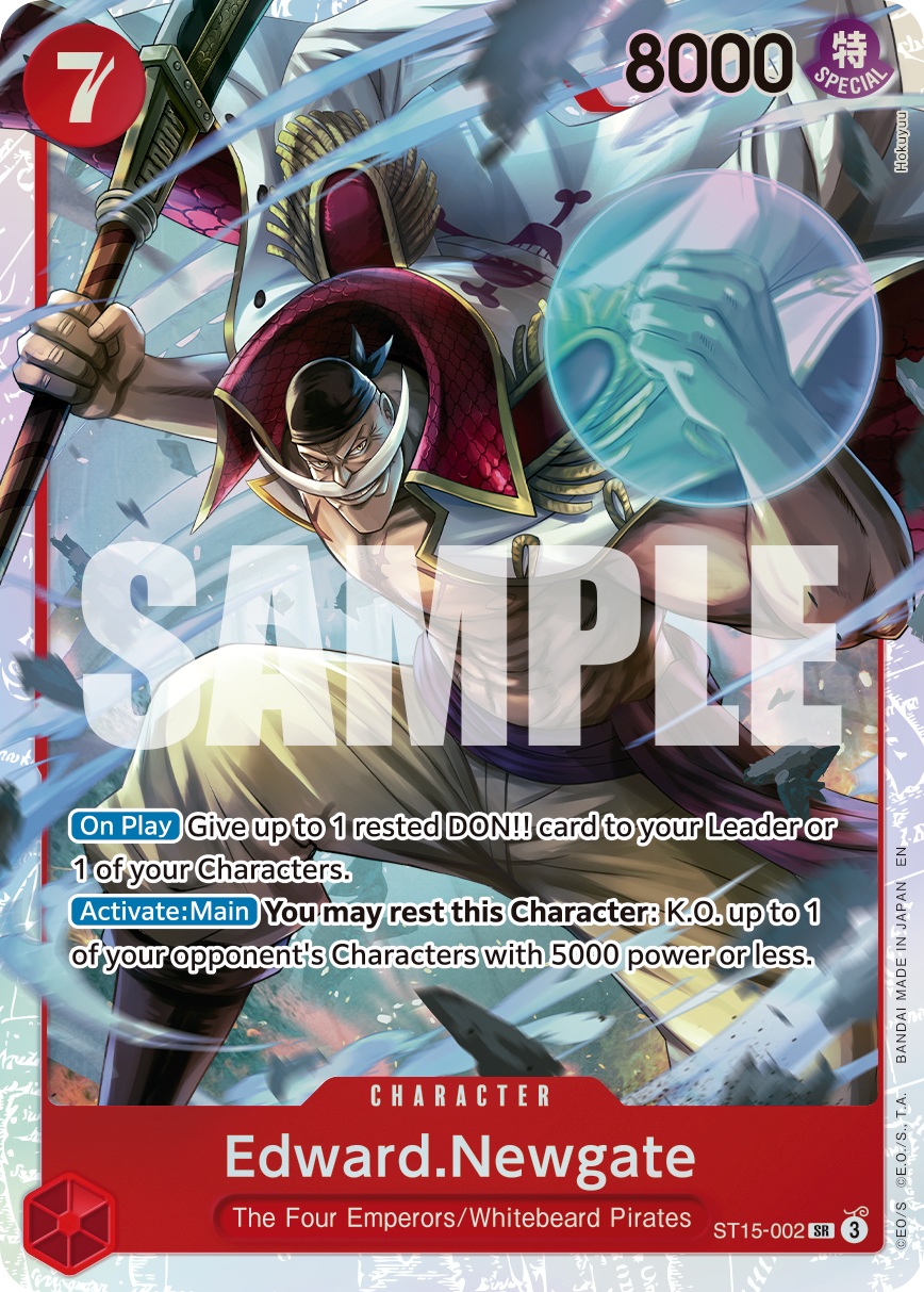 Edward.Newgate - ST15-002 (Reprint) ST15-002 One Piece card