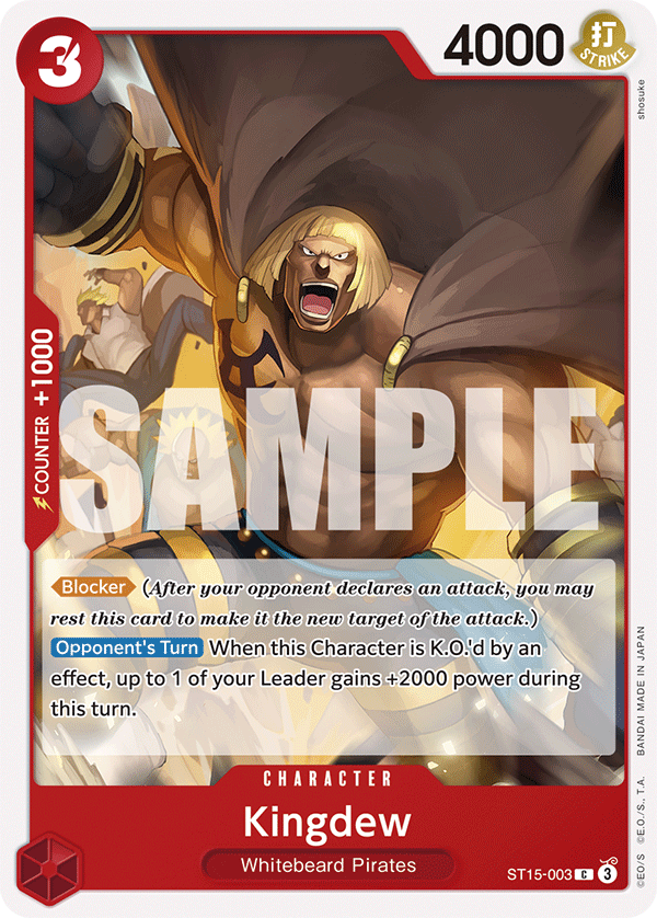 Kingdew ST15-003 One Piece card