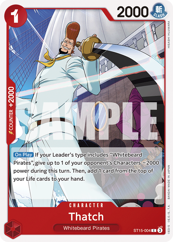 Thatch ST15-004 One Piece card