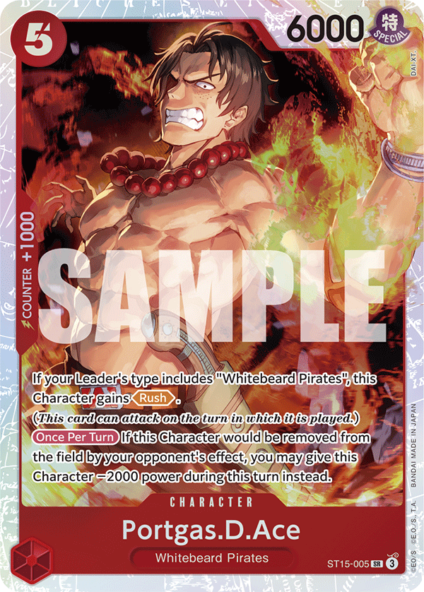 Portgas.D.Ace ST15-005 One Piece card