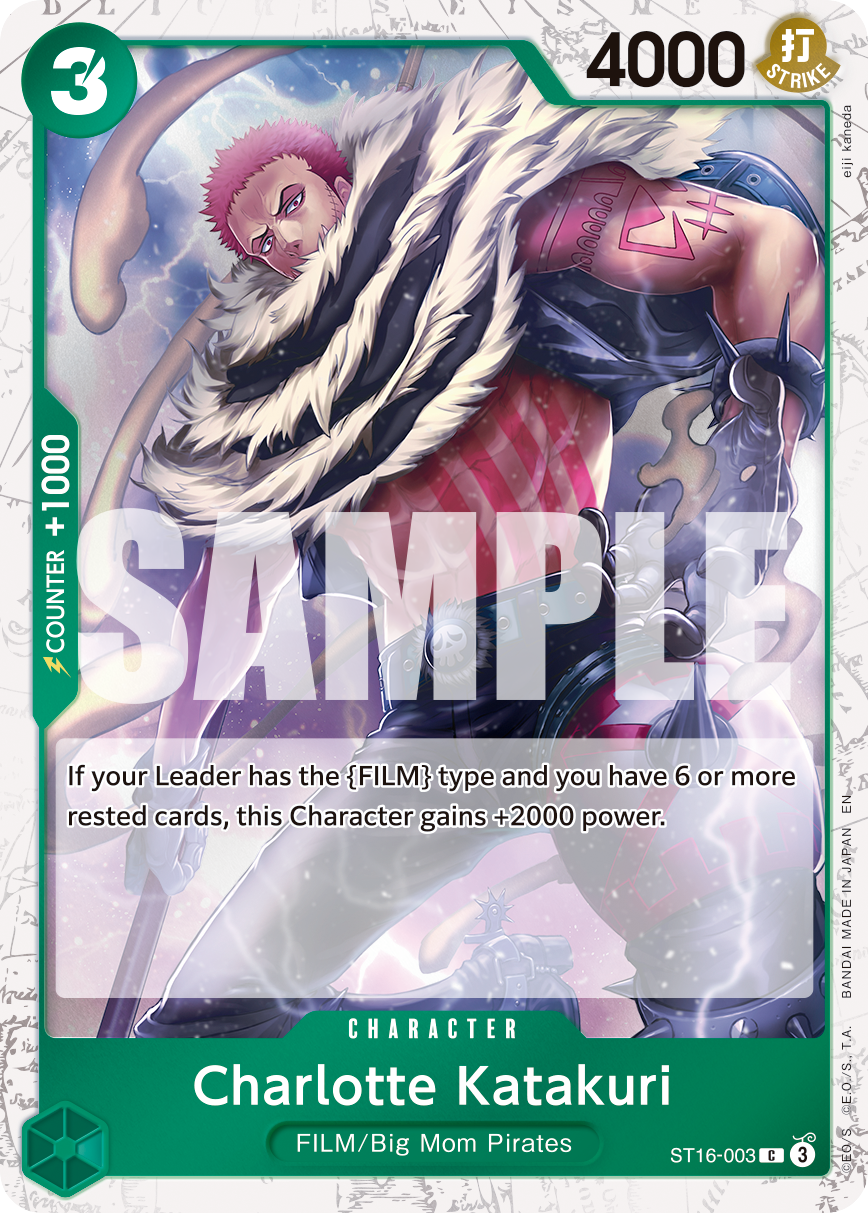 Charlotte Katakuri (Pirate Foil) ST16-003 One Piece card