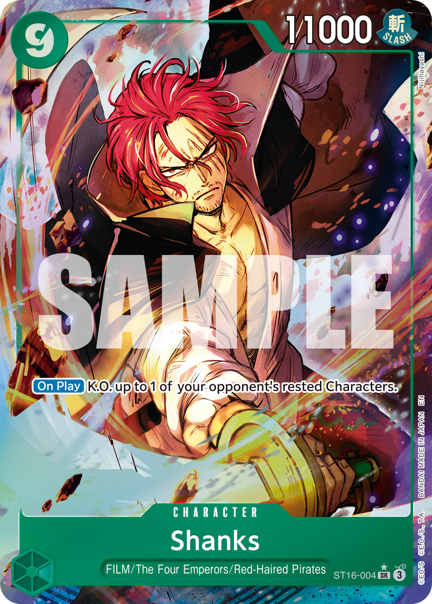 Shanks - ST16-004 (Alternate Art) ST16-004 One Piece card