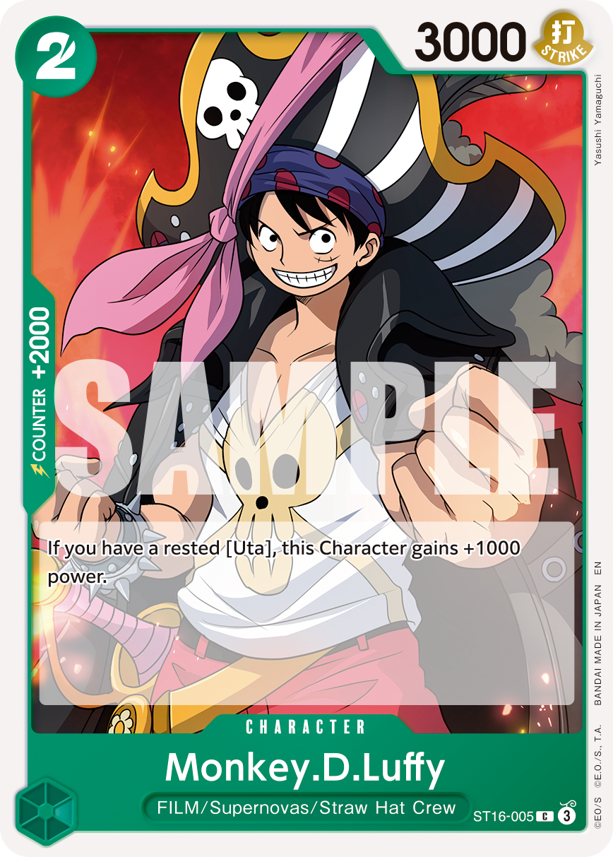 Monkey.D.Luffy - ST16-005 (Reprint) ST16-005 One Piece card
