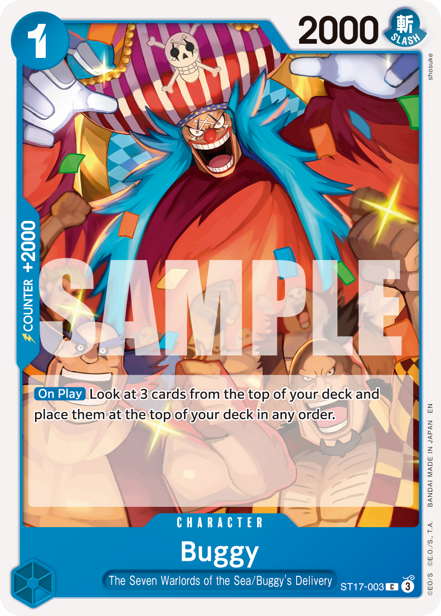 Buggy - ST17-003 (Reprint) ST17-003 One Piece card