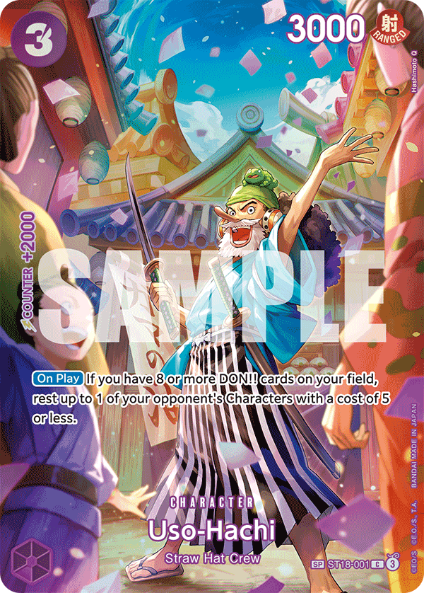 Uso-Hachi (SP) ST18-001 One Piece card