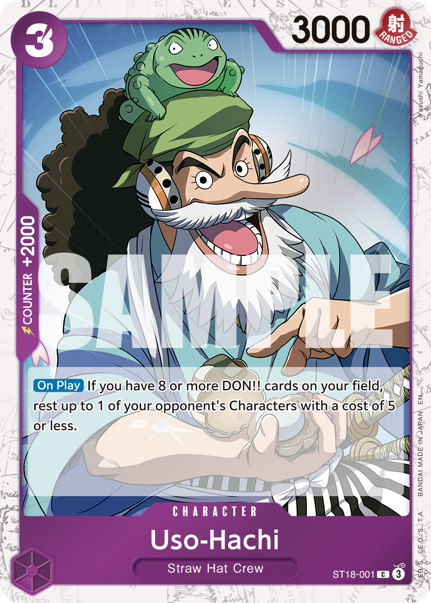 Uso-Hachi (Pirate Foil) ST18-001 One Piece card