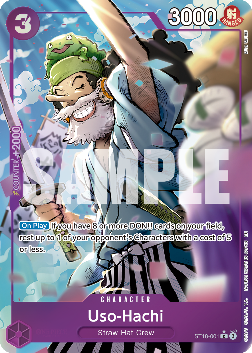 Uso-Hachi (Alternate Art) ST18-001 One Piece card