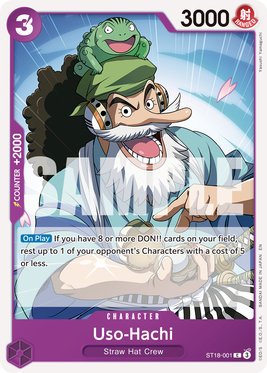 Uso-Hachi (Reprint) ST18-001 One Piece card