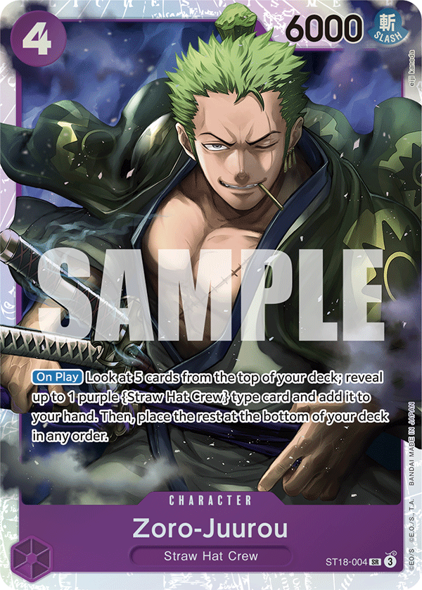 Zoro-Juurou (ST18-004) ST18-004 One Piece card