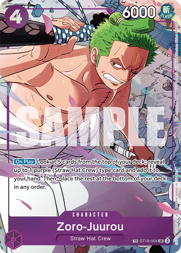 Zoro-Juurou (ST18-004) ST18-004 One Piece card