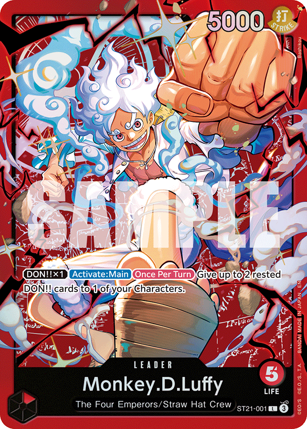 Monkey.D.Luffy (ST21-001) leader from Starter Deck 31: RED Monkey.D.Luffy