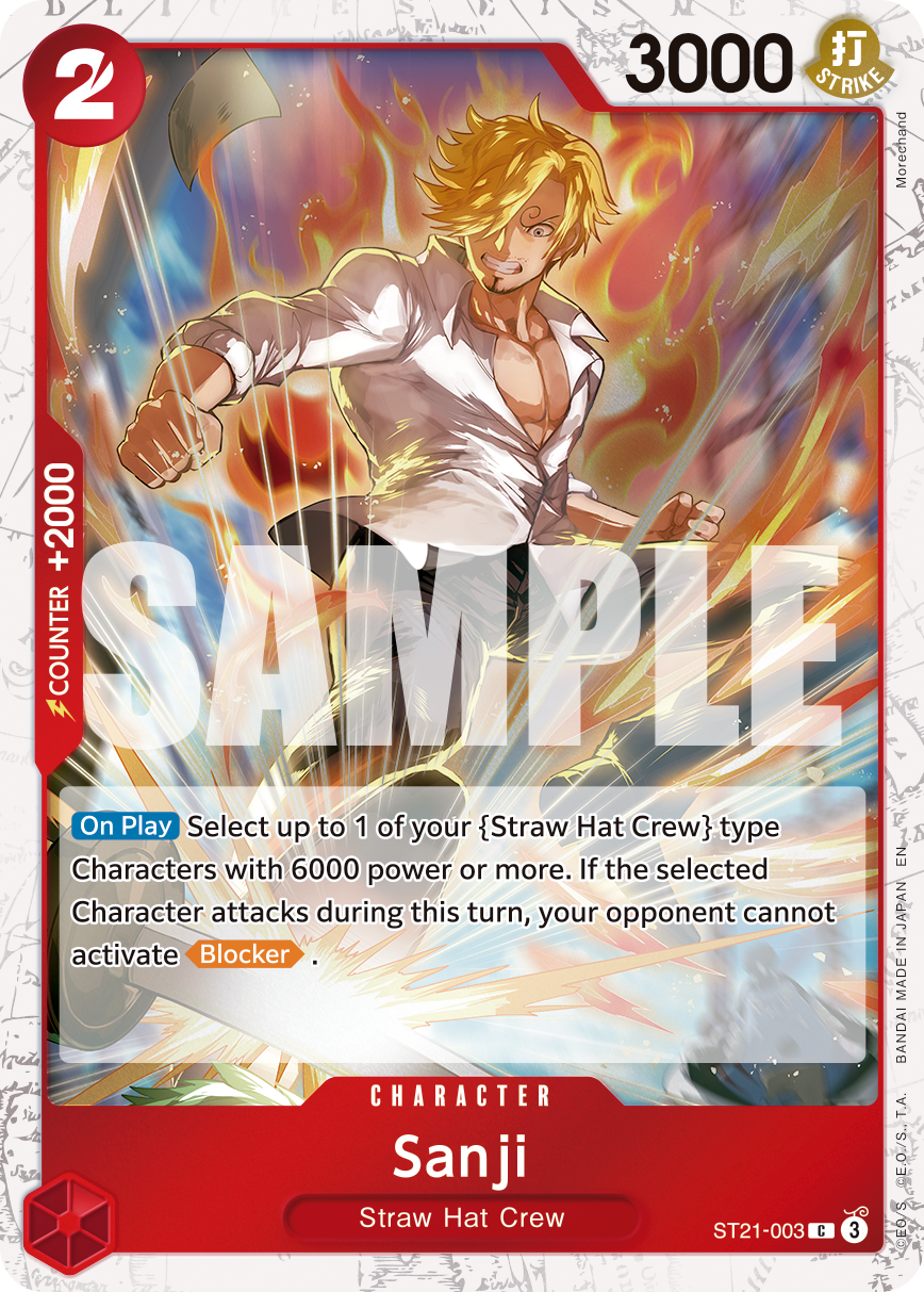 Sanji - ST21-003 (Pirate Foil) ST21-003 One Piece card