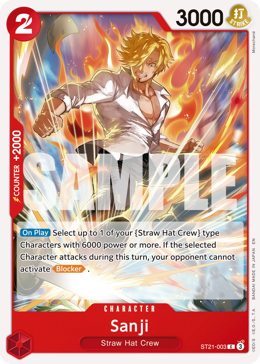 Sanji - ST21-003 (Reprint) ST21-003 One Piece card