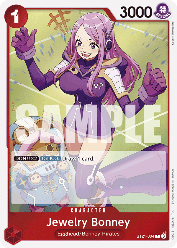 Jewelry Bonney ST21-004 One Piece card