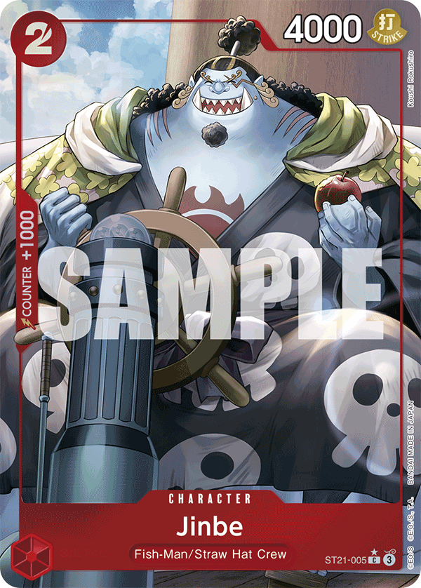 Jinbe (Parallel) ST21-005 One Piece card