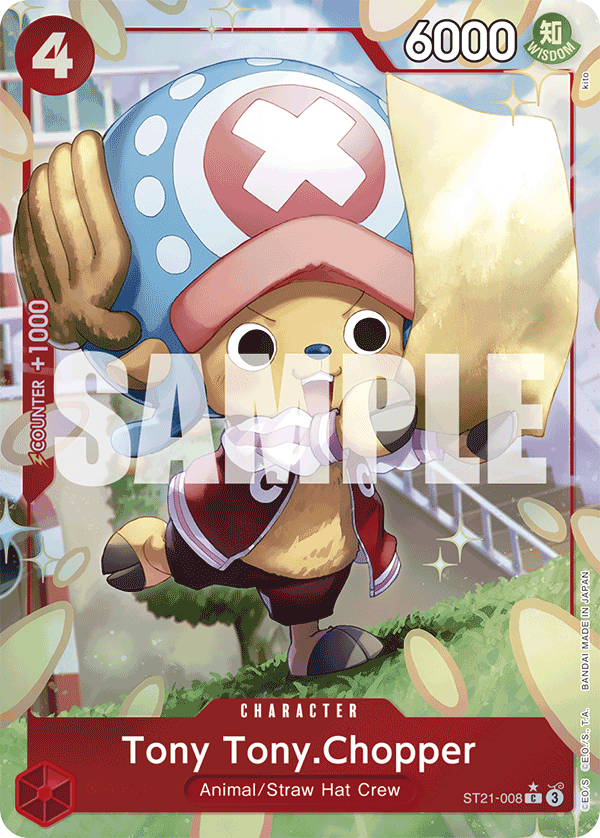 Tony Tony.Chopper (Parallel) ST21-008 One Piece card