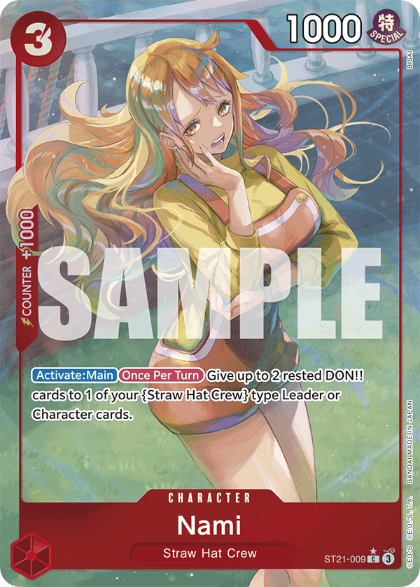Nami (Parallel) ST21-009 One Piece card