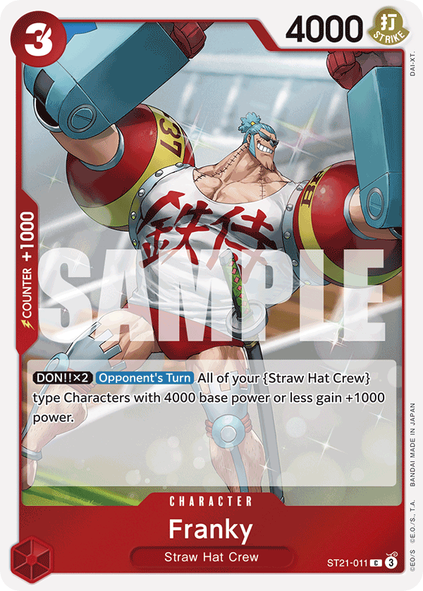 Franky ST21-011 One Piece card