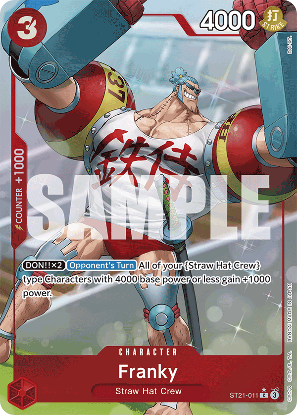 Franky (Parallel) ST21-011 One Piece card