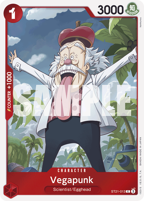 Vegapunk ST21-013 One Piece card