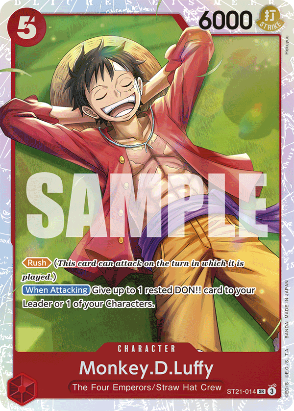 Monkey.D.Luffy (014) ST21-014 One Piece card