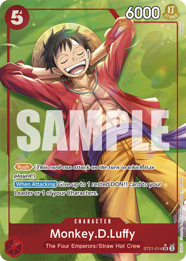 Monkey.D.Luffy (014) (Parallel) ST21-014 One Piece card