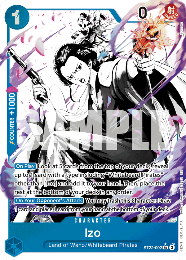 Izo (Parallel) ST22-002 One Piece card