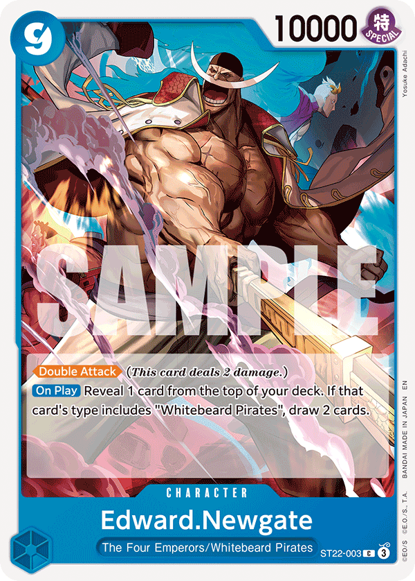 Edward.Newgate ST22-003 One Piece card