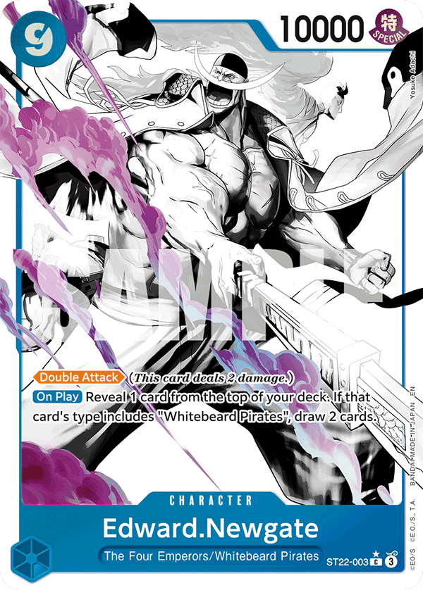 Edward.Newgate (Parallel) ST22-003 One Piece card