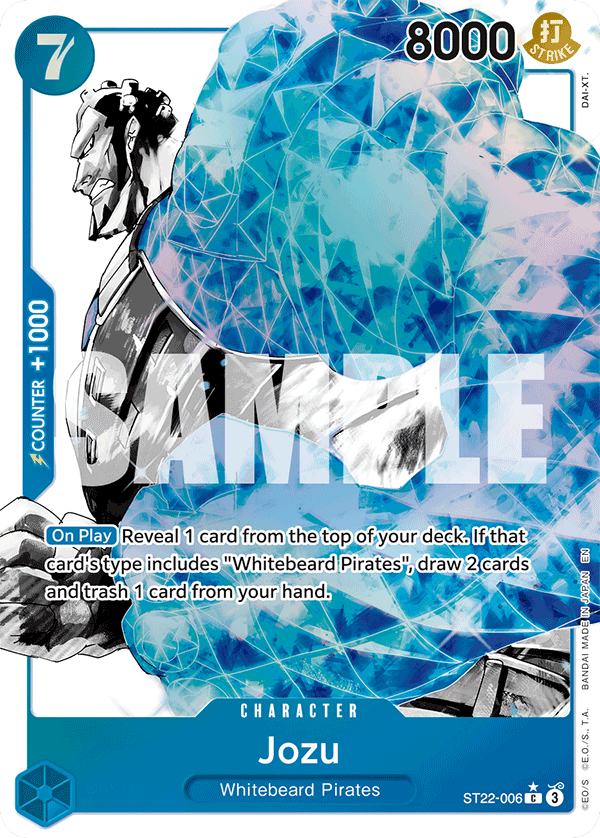 Jozu (Parallel) ST22-006 One Piece card