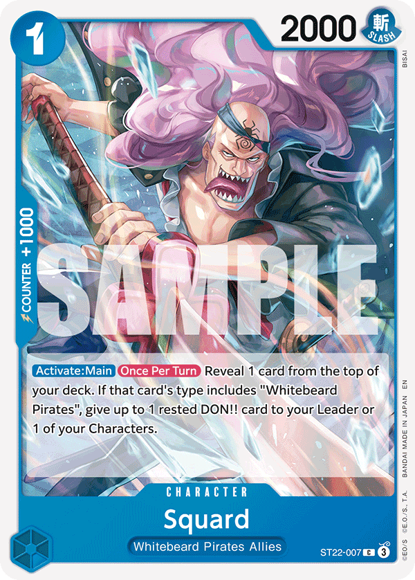 Squard ST22-007 One Piece card