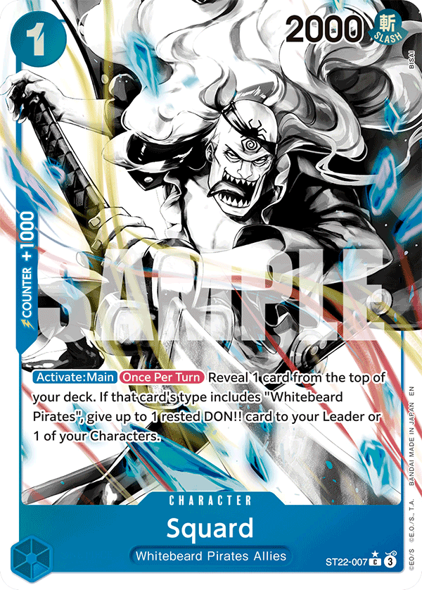 Squard (Parallel) ST22-007 One Piece card