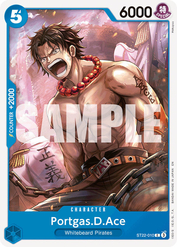Portgas.D.Ace ST22-010 One Piece card