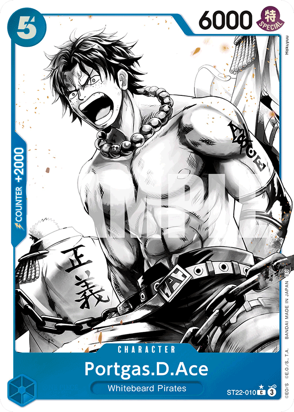 Portgas.D.Ace (Parallel) ST22-010 One Piece card