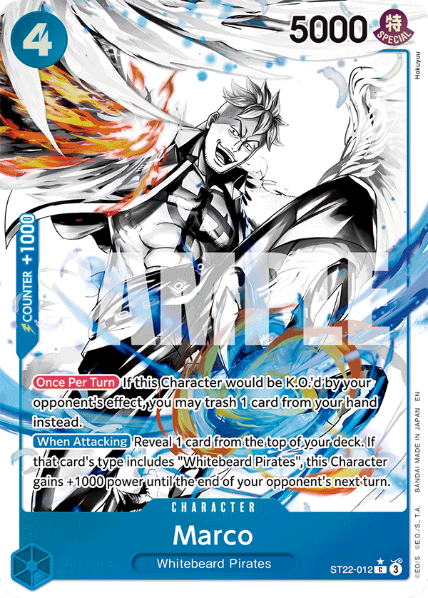 Marco (Parallel) ST22-012 One Piece card