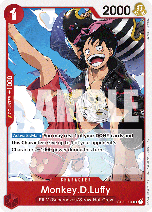 Monkey.D.Luffy ST23-004 One Piece card