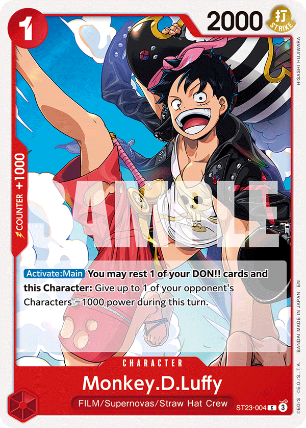 Monkey.D.Luffy ST23-004 One Piece card