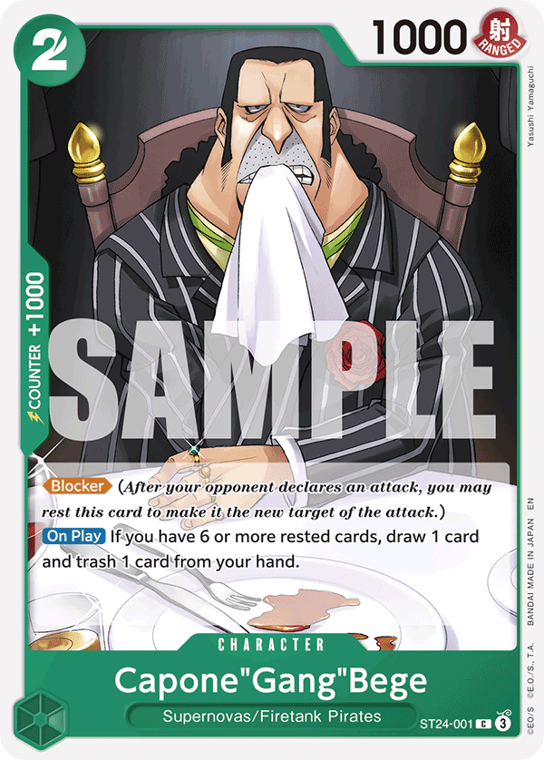 Capone"Gang"Bege ST24-001 One Piece card