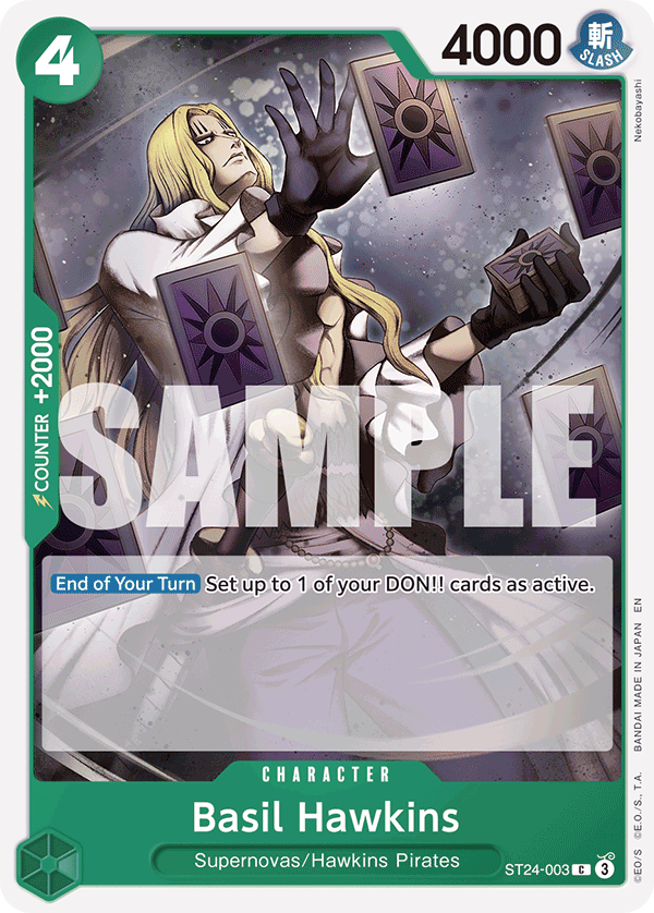 Basil Hawkins ST24-003 One Piece card
