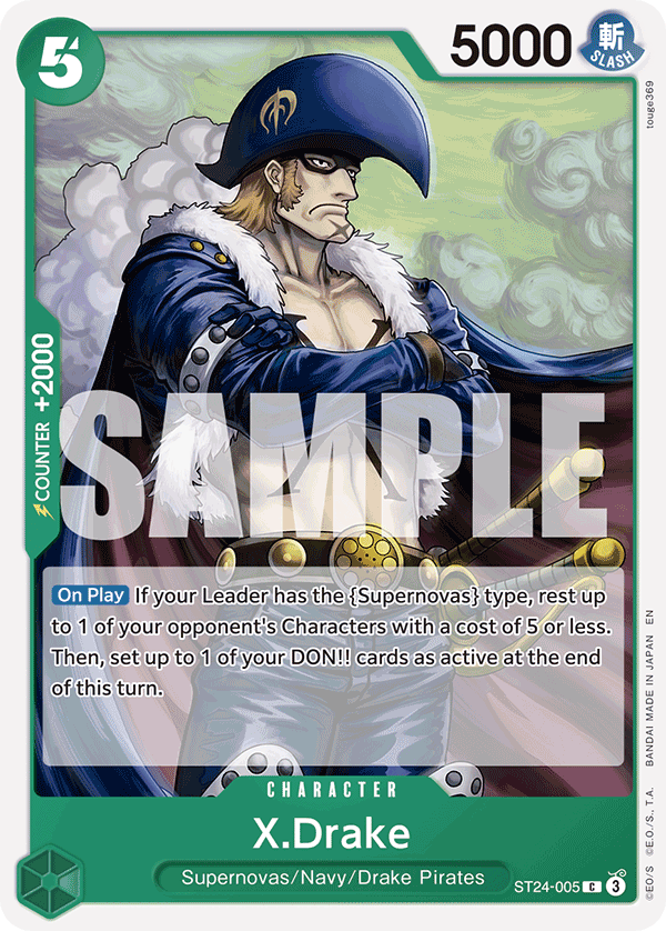 X.Drake ST24-005 One Piece card