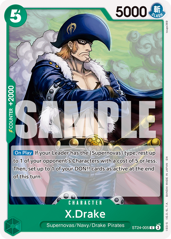 X.Drake ST24-005 One Piece card