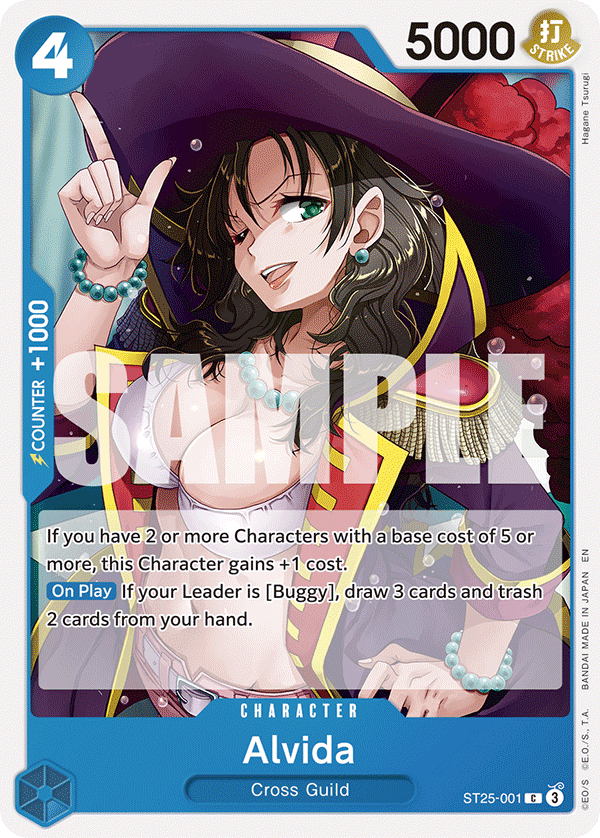Alvida ST25-001 One Piece card