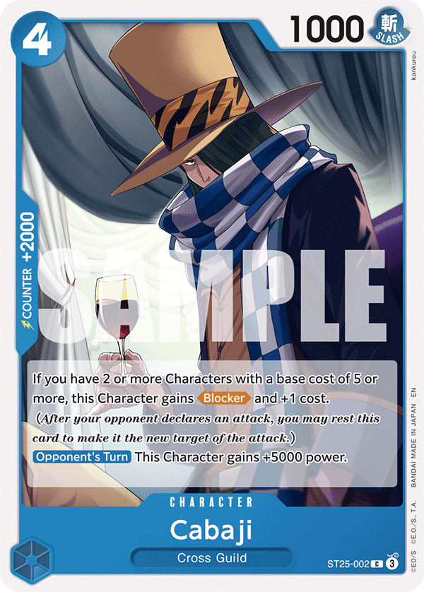 Cabaji ST25-002 One Piece card