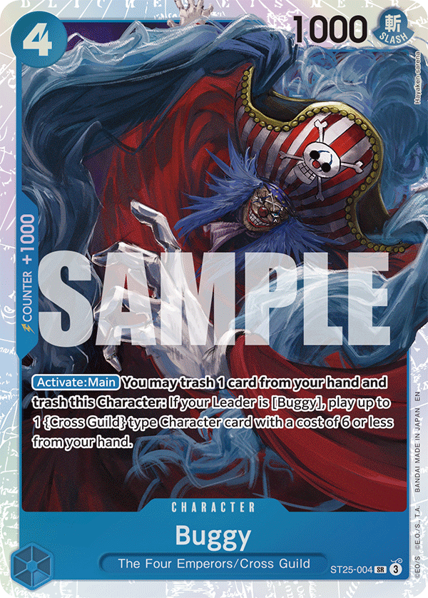 Buggy ST25-004 One Piece card
