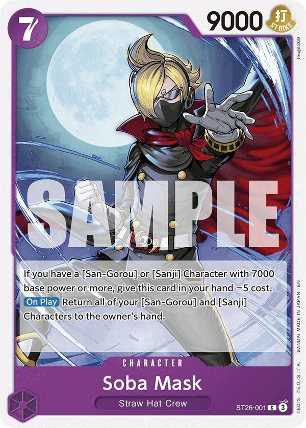 Soba Mask ST26-001 One Piece card