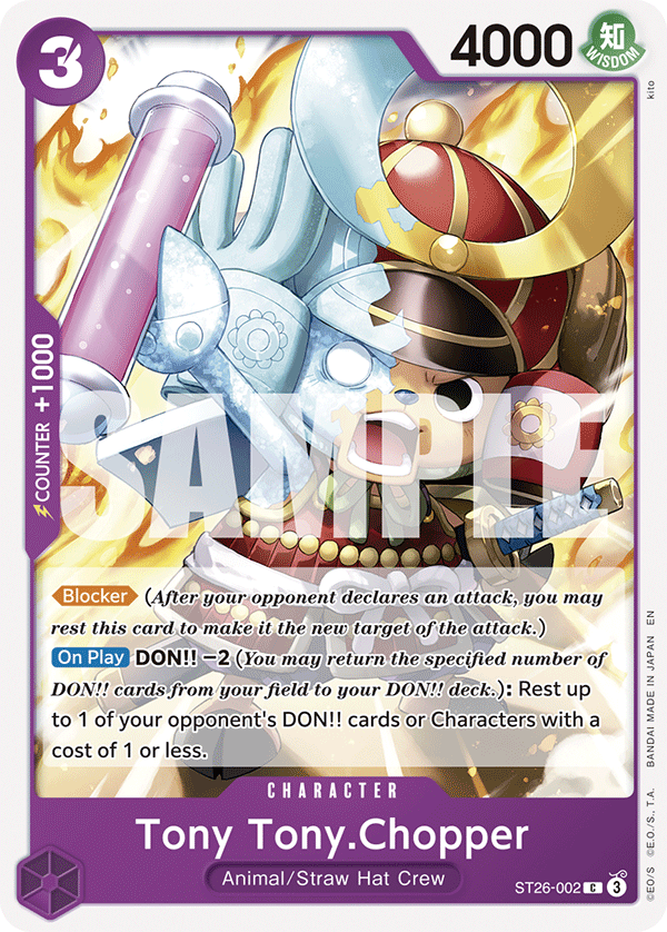 Tony Tony.Chopper ST26-002 One Piece card