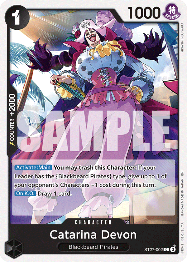 Catarina Devon ST27-002 One Piece card